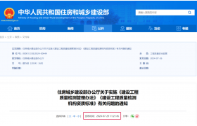 剛剛，住建部：新舊資質(zhì)過渡期延長至2024年10月31日！